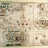 Carte de locéan Atlantique datant de 1613 Carte de locéan Atlantique datant de 1613