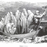 Charon et sa barque.