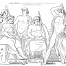 La colère d'Achille qui veut percer Agamemnon de son épée ; Athéna arrête son courroux. La colère d'Achille qui veut percer Agamemnon de son épée ; Athéna arrête son courroux.