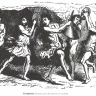Corybantes dansant au son des tambours et cymbales. Corybantes dansant au son des tambours et cymbales.