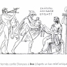 Hermès confie Dionysos à Ino. Hermès confie Dionysos à Ino.